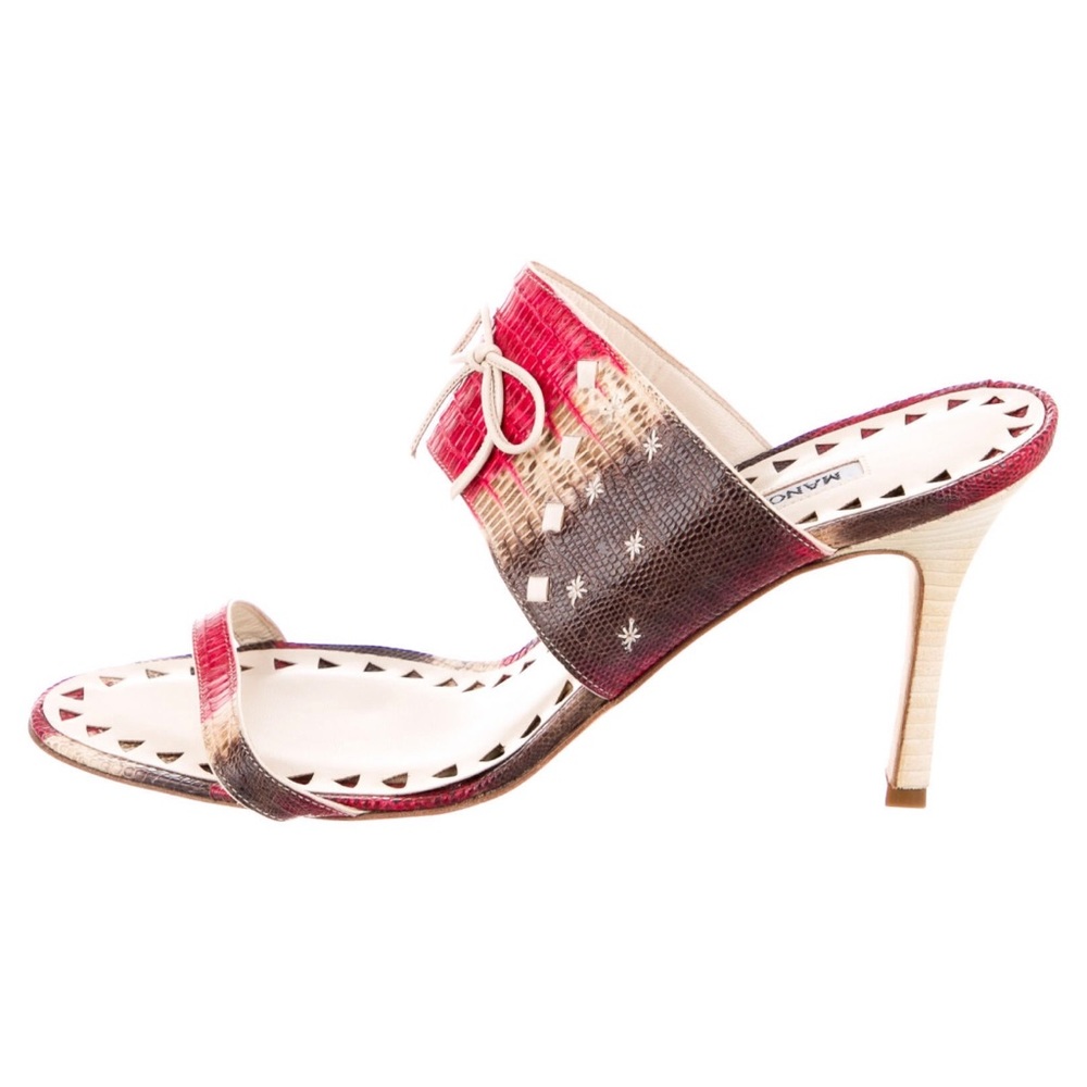 Manolo Blahnik Bow Detailed Heels (New) FIT for 7.5 or 8, narrow